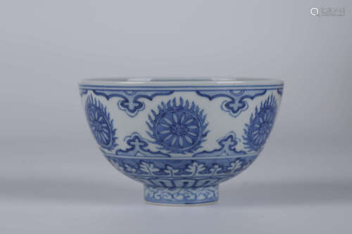 A Chinese Blue and White Porcelain Bowl