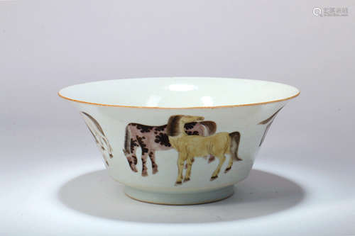 A Chinese Famille-Rose Porcelain Bowl