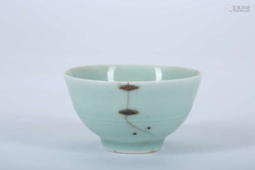 A Chinese Celadon Porcelain Cup