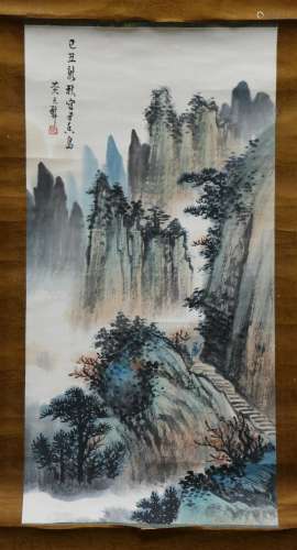 A Chinese Framed Painting