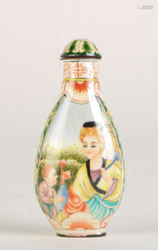 Chinese Enamel Snuff Bottle