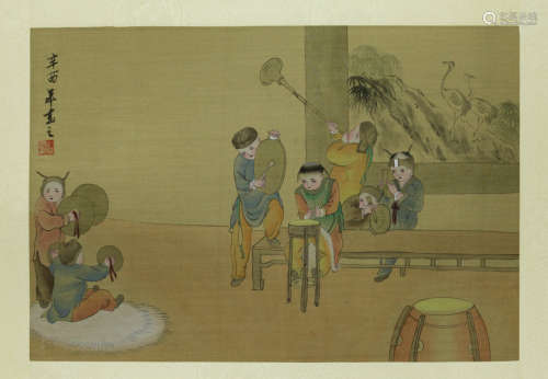 Chinese Painting/Print on Paper of People