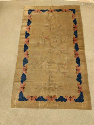 Chinese Antique Rug - Tree of Life design