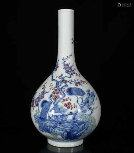 Chinese Blue And White Porcelain Vase