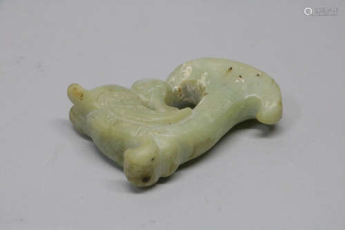 Chinese archaic jade carved of beast