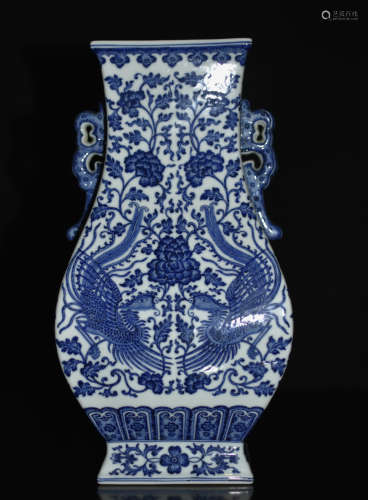 Chinese Blue And White Porcelain Vase