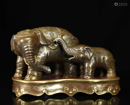 Chinese Porcelain Elephant