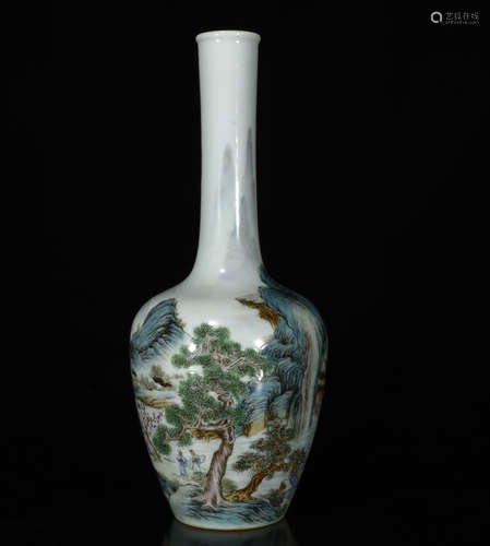 Chinese Famille Rose Porcelain Vase