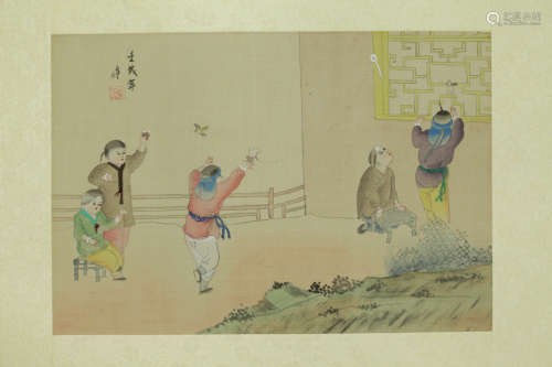 Chinese Painting/Print on Paper of People
