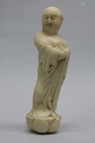 Chinese Tang dynasty marble carving of lohan