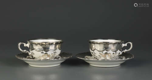 Western Porcelain Afternoon Tea Cups