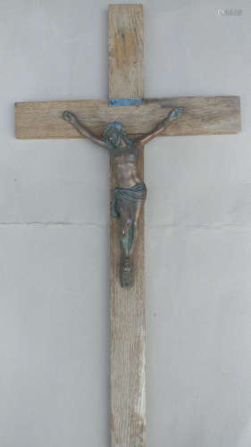 Large Metal Cross Crucifix