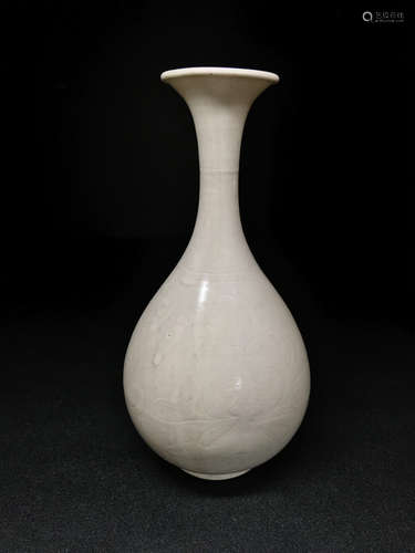 Chinese Ding Ware porcelain vase.