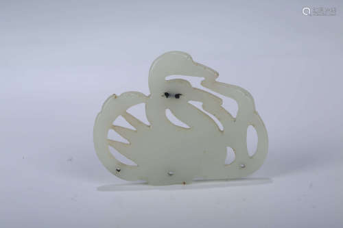 Chinese carved jade goose.