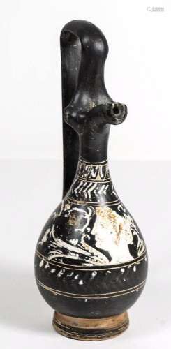 Ancient Greek Gnathian Apulian Prochus Wine Jug