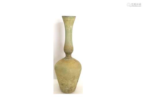 Large Ancient Roman Glass Flask