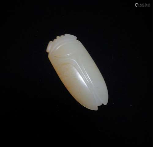 CHIENSE WHITE JADE CICADA