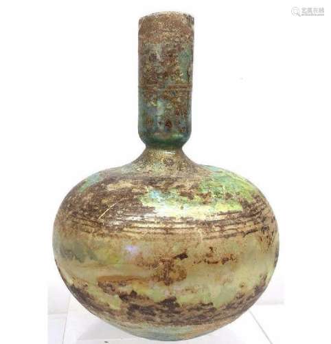 Ancient Roman Glass Flask