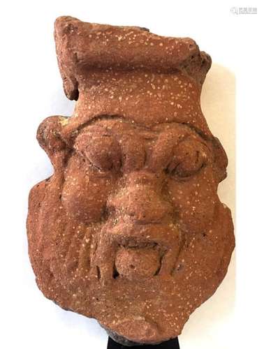  Large Egyptian Clay Figure of Bes