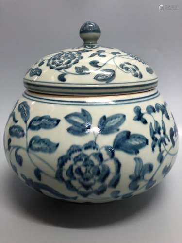 A Blue and White Jar