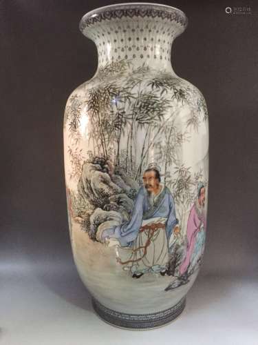 Du Haosheng, A Famille Rose Vase