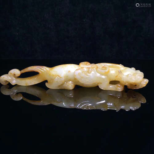 A HETIAN JADE MONSTER