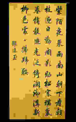 A Chinese Scroll Calligraphy