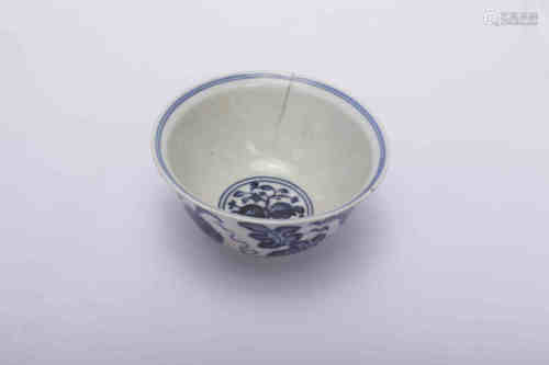 A Chinese Blue and White Porcelain Bowl