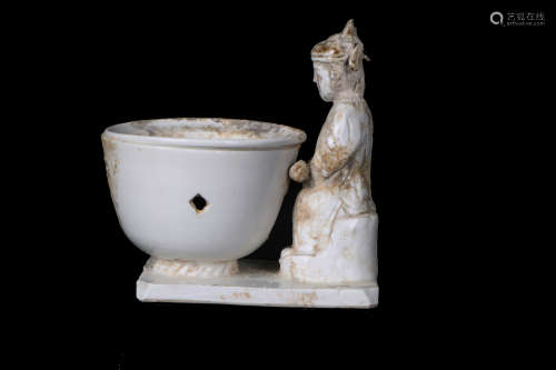 A chinese porcelain figure