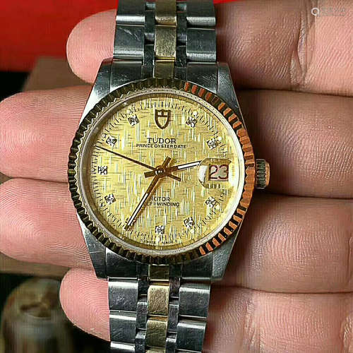 18K A TUDOR PRINCE OYSTERDATE WATCH