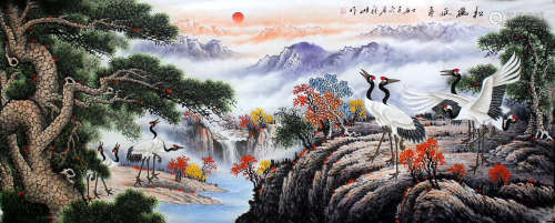 LIN FENG CHINESE PAINTING WORK 