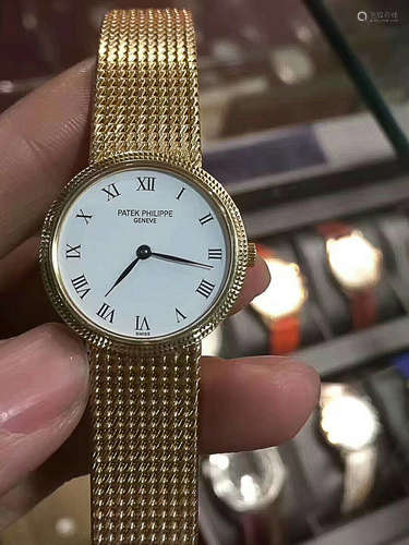 18K A PATEK PHILIPPE FEMALE WATCH