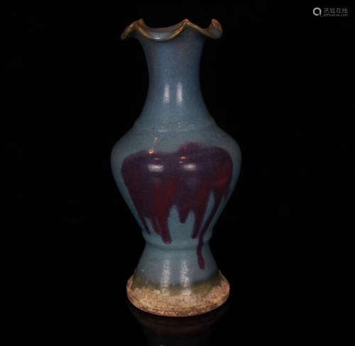 RED GLAZED JUN KILN VASE