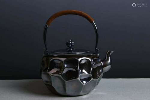 Japanese Silver Teapot With Mark