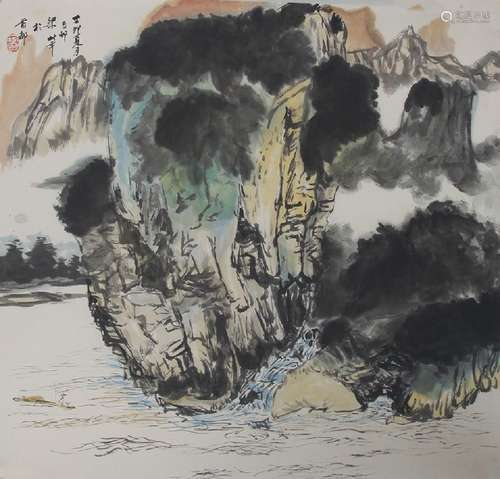 LIANG SHU NIAN CHINESE PAINTING ATTRIBUTED TO