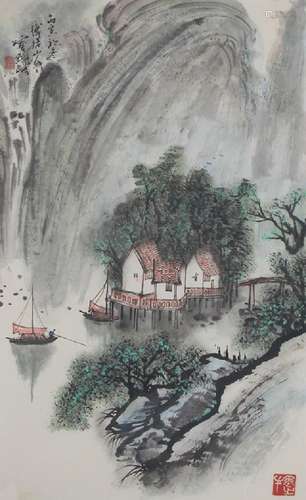 LIU BAO CHUN CHINESE PAINTING ATTRIBUTED TO