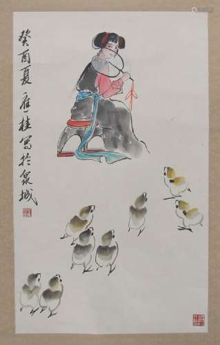 DAN YING GUI CHINESE PAINTING ATTRIBUTED TO