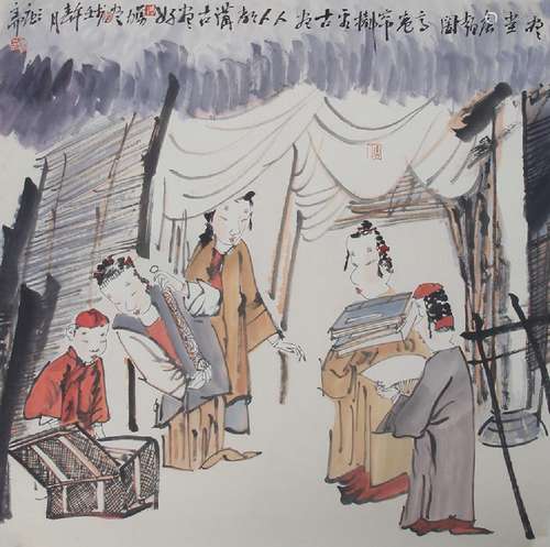 TANG YONG LI CHINESE PAINTING ATTRIBUTED TO