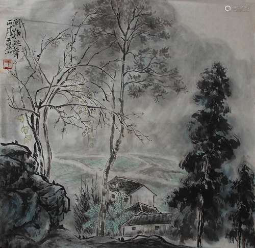 WANG JIE SHAN CHINESE PAINTING ATTRIBUTED TO