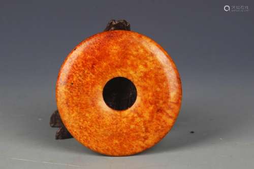 COPY OF OLD ROUND JADE PENDANT