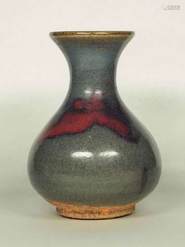 Jun Yuhuchun Vase with Red Splash, Yuan Dynasty