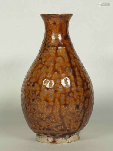 Brown Glaze Bottle Vase, Jin-Song Dynasty