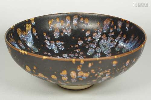 Jizhou Bowl with Blue Speckle, Song Dynasty