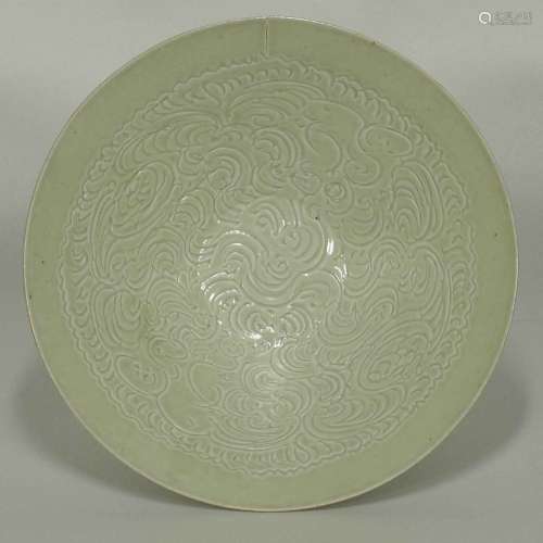 Qingbai Bowl with Incised Motif, Song Dynasty