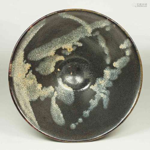 Jizhou Conical Bowl with Abstract Design, Song Dynasty