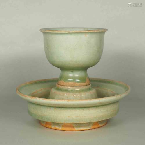 Qingbai Cup and Stand, Song Dynasty