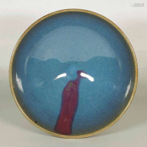 Jun Bowl with Red Splash, Yuan Dynasty