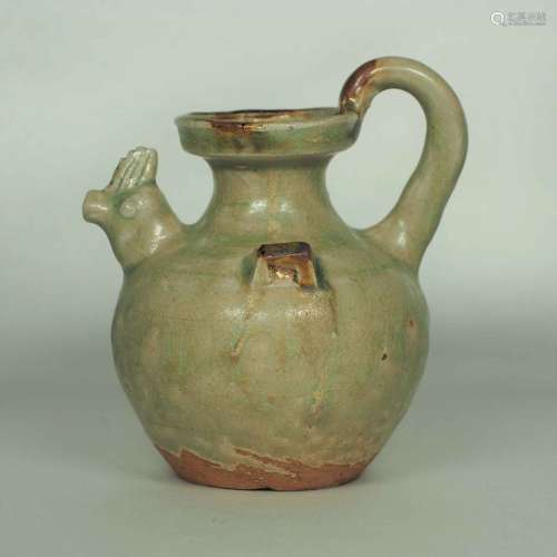 Yue Chicken-head Ewer Water Pot, Eastern Jin Dynasty