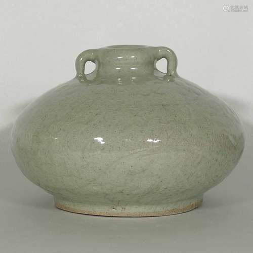 Qingbai Large Jarlet with Carved Dragon, Song Dynasty