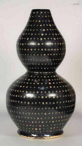 Jizhou Large Double-Gourd with Dotted Design, Song Dynasty